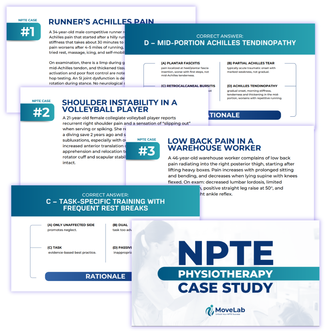 NPTE Physiotherapy Case Study